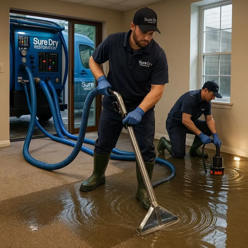 Water Extraction and Removal process in Detroit Beach, MI